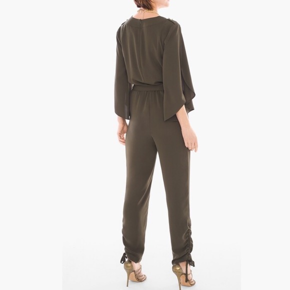 NWT$179 CHICO’s Black Label Midnight Moss Utility Jumpsuit Size 1.5 - Picture 2 of 16